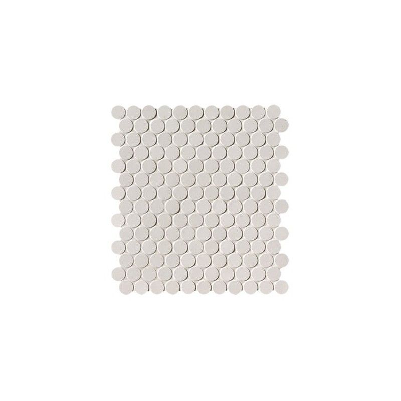 MILANO&FLOOR BIANCO ROUND MOSAIC MATT 29,5X32,5 - FAP CERAMICHE fNSV FAP CERAMICHE - 1