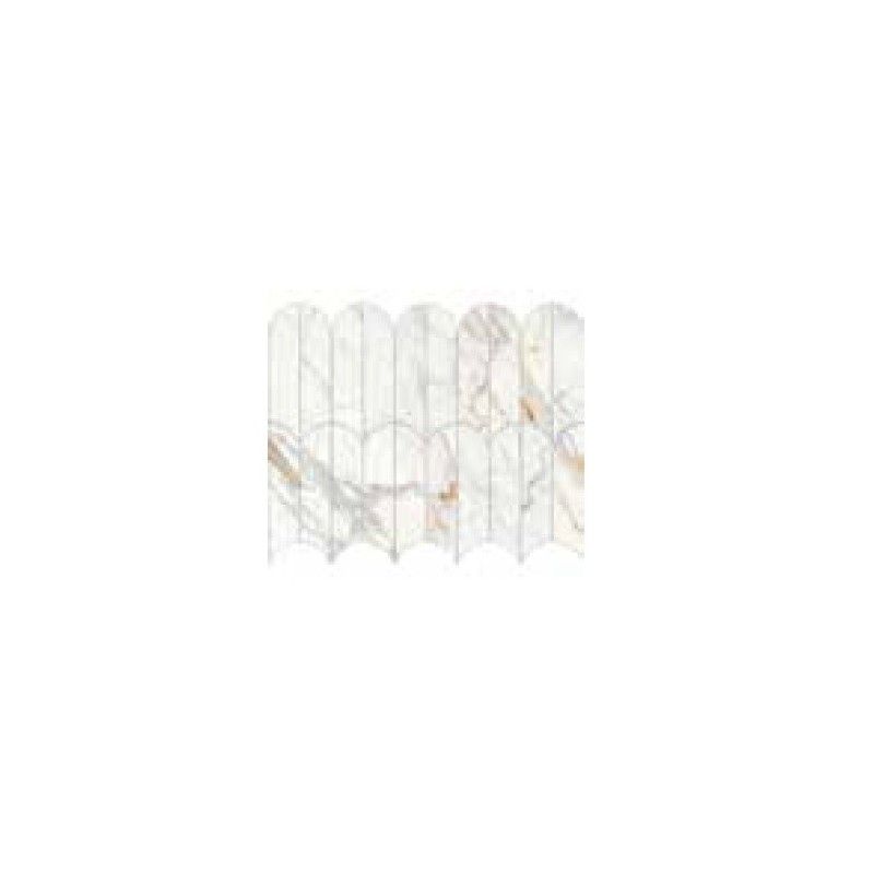INCANTO  CALACATTA 28,1X31 MICHELANGELO MOSAIC VENTAGLIO GLOSSY - RAGNO R9CA RAGNO  - 1