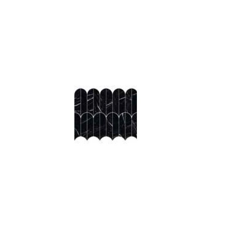 INCANTO  SKY 28,1X31 BLACK MOSAICO VENTAGLIO GLOSSY - RAGNO R9CJ RAGNO  - 1