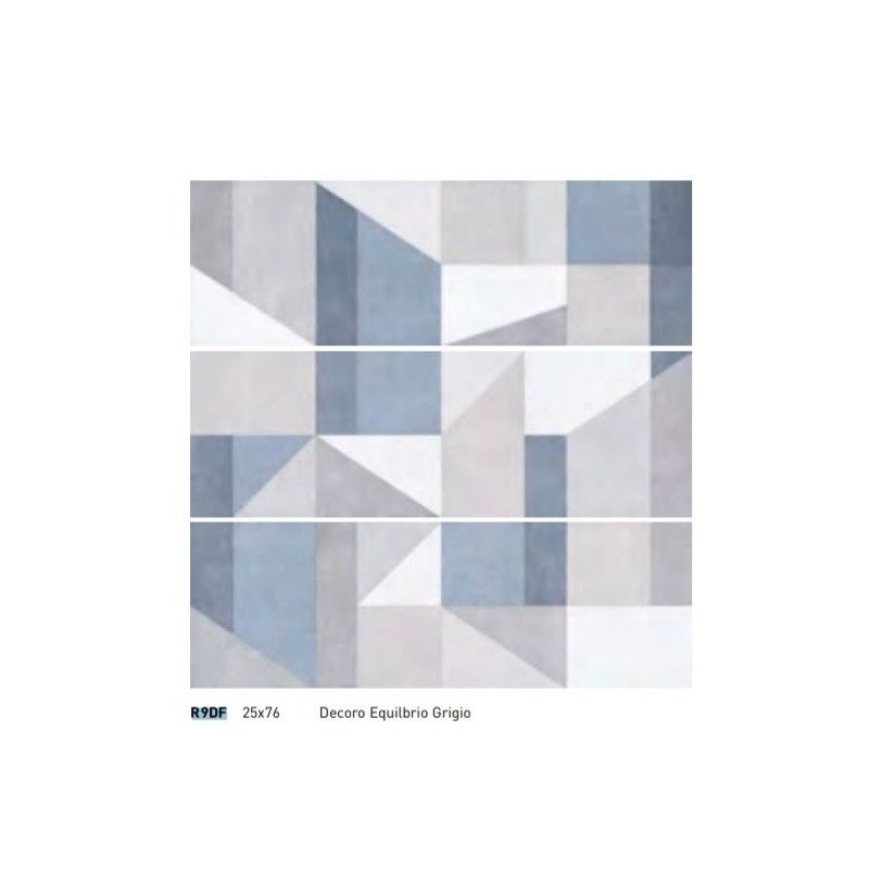 REPLACE GRIGIO 25X76 DECORATION EQUILIBRIO - RAGNO R9DF RAGNO  - 1