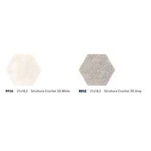 STRATFORD GREY STRUTTURA 21X18,2  CROCHET 3D - RAGNO R91Z RAGNO  - 1
