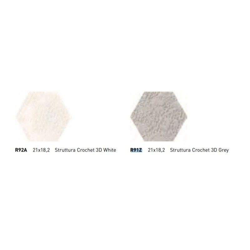 STRATFORD WHITE STRUTTURA 21X18,2  CROCHET 3D - RAGNO R92A RAGNO  - 1