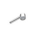 Ultra Set douchette  70 mm anticalcaire avec pris d'eau murale avec soutien - Rubinetteria Zazzeri 4600 0414 A04  - 1