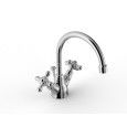800 Monoforo lavabo collo girevole - L190 x H155 mm - Rubinetteria Zazzeri 2000 3102 A00  - 1