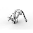 800 Bidet Einlochbatterie Schwenkauslauf - L150 x H95 mm - Rubinetteria Zazzeri 2000 3201 A00  - 1