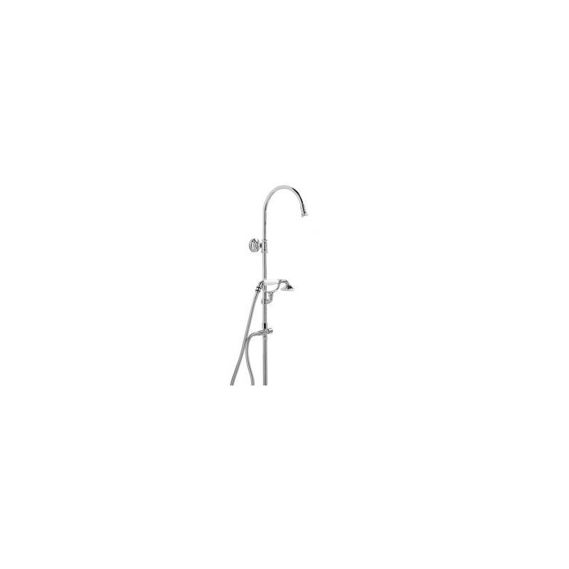 Kent Doccia a parete con soffione e doccetta - Rubinetteria Zazzeri 2900 0611 A00  - 1