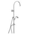 Kent Doccia a parete con soffione e doccetta - Rubinetteria Zazzeri 2900 0611 A00  - 1