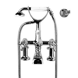 800 Wall mounted bathtube Set "Victoria" 3/4 with connection for wall hand shower - Rubinetteria Zazzeri 2000 M401 A00 - 1