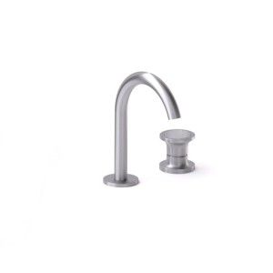 JK21 Melangeur de lavabo monotrou avec bec pivotant - L145 x H90mm - Rubinetteria Zazzeri 2700 1108 A01  - 1