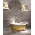 Mida Gusseiserne  Badewanne ohne Loecher 168,5LxH68xD76 mit Fuesse Flora DEVON&DEVON - 1