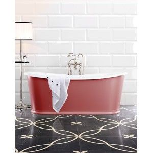 Regal Colors Baignoire en fonte sans les trous 182LxH70,5xD81 DEVON&DEVON - 1