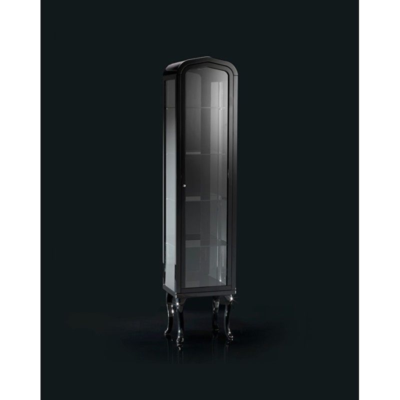 Dancer 2 Glass Cabinet  in lacquered wood L40xH180xD30 DEVON&DEVON - 1
