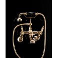 Black Diamond Wandduschsatz mit Handbrause und Duschlauch - Hellgold DEVON&DEVON - 1