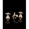 City Robinetterie pour Bidet 3 Trous avec tirette - en Or clair DEVON&DEVON - 1