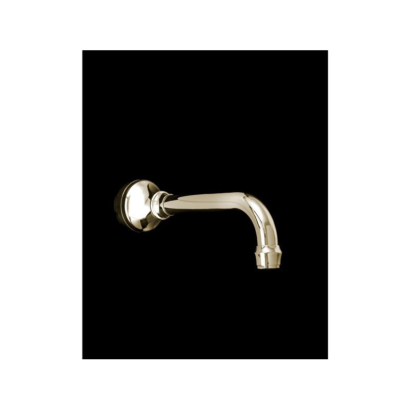 City Basin single Flow Spout wall mounted for Basin - Light Gold DEVON&DEVON - 1
