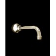 City Basin single Flow Spout wall mounted for Basin - Light Gold DEVON&DEVON - 1