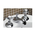 Coventry Robinetterie pour Bidet 3 Trous avec tirette - Chrome DEVON&DEVON - 1