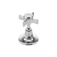 Coventry Single Cut Off Tap Wall mounted includes interchangeable ceranic Disks hot, cold or Blank - Chrome DEVON&DEVON - 1