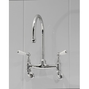 Heritage Kitchen Sink Mixer wall mounted - Chrome DEVON&DEVON - 1