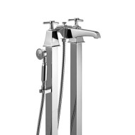 Time Badewannensatz  mit Beine Handbrause und Duschschlauch - Chrom DEVON&DEVON - 1