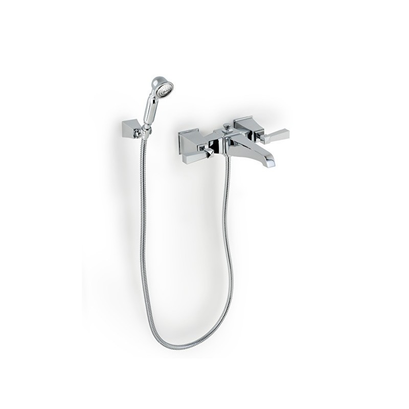 Vip Time Wandduschsatz mit Handbrause und Duschschlauch  Metallgriffe DEVON&DEVON - 1