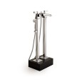 Vip Time Bath and Shower Mixer with Free Standing Legs Handset and Hose -Metal Levers DEVON&DEVON - 1