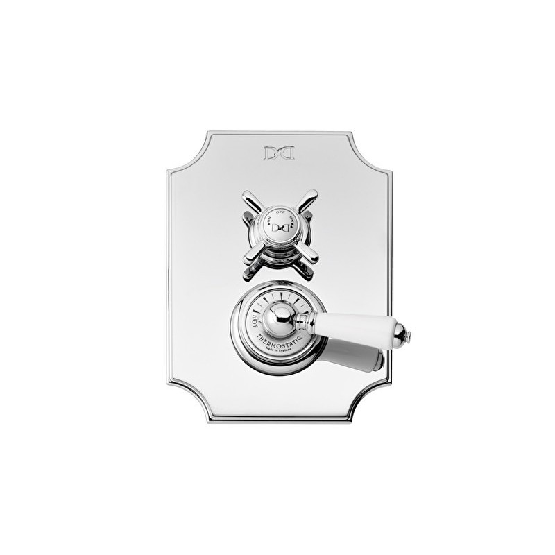 Shower Mixers Recessed Thermostatic Mixer with Inset Diverter with two way - Chrome DEVON&DEVON - 1