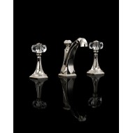 Gemstone Excelsior Batteria lavabo 3 fori con saltarello - Cromo DEVON&DEVON - 1