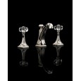 Gemstone Excelsior Batteria lavabo 3 fori con saltarello - Cromo DEVON&DEVON - 1