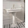 Rose Collection Lavabo Rose 1-2-3 Trous L70xH25,3xD57 DEVON&DEVON - 1
