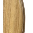 Westminster  Collection Solid Oak Seat  L38xD43 with Hinges Chrome DEVON&DEVON - 1