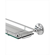 Cavendish Glass Shelf L57xH6xD16 with Finish Chrome DEVON&DEVON - 1