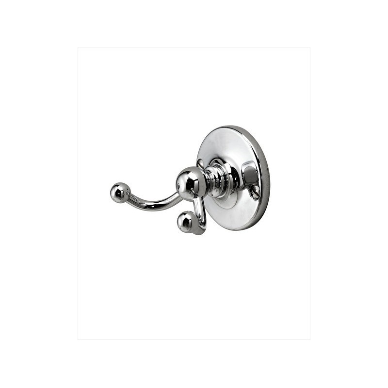 Cavendish Appendiabito doppio L7,4xH6xD6,5 con finitura Cromo DEVON&DEVON - 1