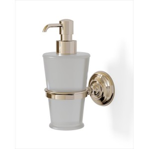 Chelsea Dispencer Porte Savon L7,4xH16,8xD12,6 avec Finitions en Or clair DEVON&DEVON - 1