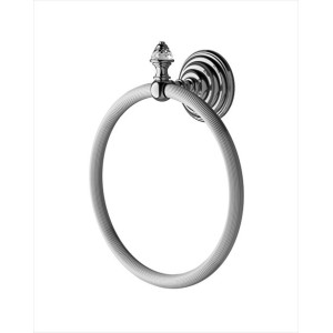 Diamond Handtuchring L21xH25xD8,5 mit Finitur Poliernickel DEVON&DEVON - 1