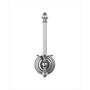 Diamond Spare Toilet Roll Holder L7,6xH24,5xD10 with Finish Polished Nickel DEVON&DEVON - 1