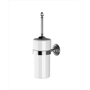Diamond Toilettenbürsrenhalter L11,5xH40,5xD17,3 mit Finitur Poliernickel DEVON&DEVON - 1