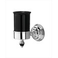 Black Diamond Porte Brosses a Dent avec Verre en Ceramique L7,6xH14,8xD13 avec Finitions Chrome DEVON&DEVON - 1