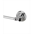 Black Diamond Asta porta asciugamano L41,5xH7,6xD8,5 con finitura Cromo DEVON&DEVON - 1