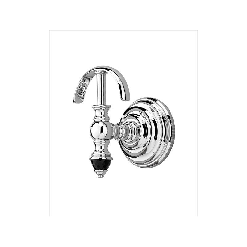 Black Diamond Kleiderhaken L7,6xH12,5xD8,5 mit Finitur Chrom DEVON&DEVON - 1