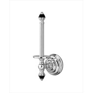 Black Diamond Spare Toilet Roll Holder L7,6xH24,5xD10 with Finish Chrome DEVON&DEVON - 1