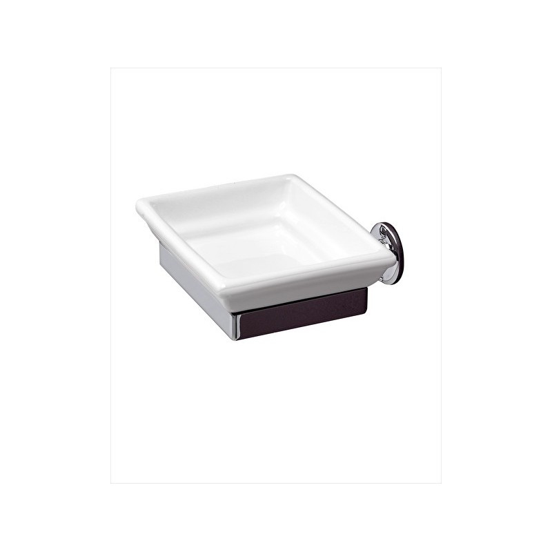 First Class Porta sapone L14,5xH5,3xD14,9 con finitura Cromo DEVON&DEVON - 1
