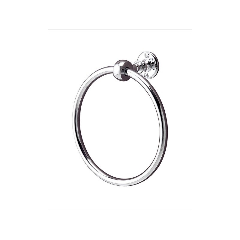 First Class Anneau porte serviettes L19,2xH20,6xD7,3 avec Finitions Chrome DEVON&DEVON - 1