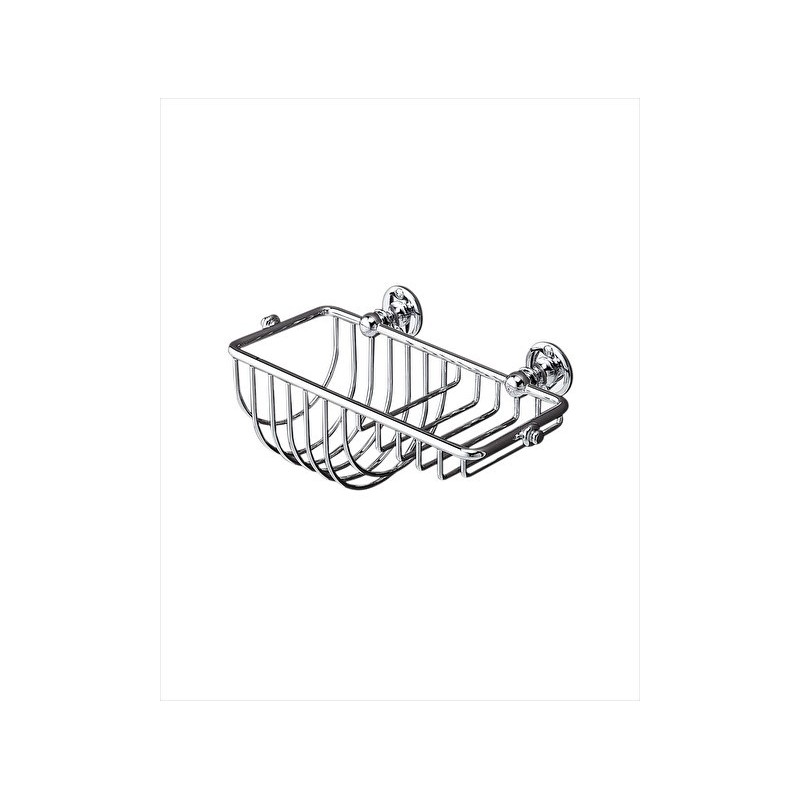 First Class Grille porte eponge mural L27,2xH12,1xD14 avec Finitions Chrome DEVON&DEVON - 1