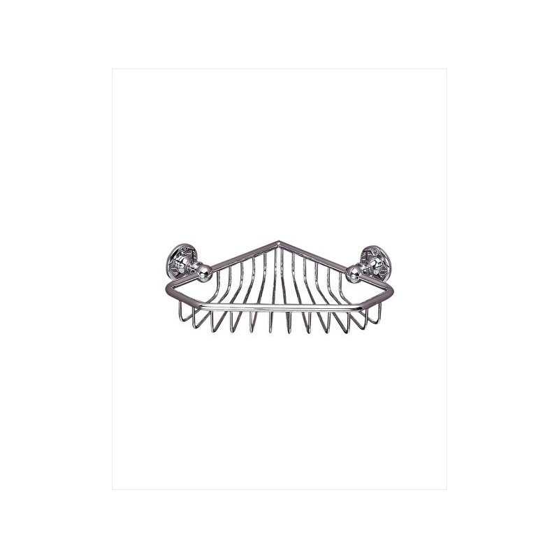 First Class Porte Savon de Douche d'angle L20xH5xD20 avec Finitions Chrome DEVON&DEVON - 1