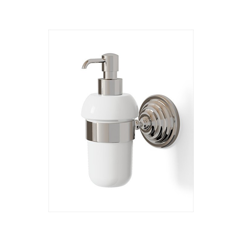 Gemstone Dispenser porta sapone L7,6xH17,2xD14,1 con finitura Nickel Lucido DEVON&DEVON - 1