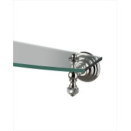 Gemstone Crystal shelf L60xH10xD18,5 with Polished Nickel finish DEVON&DEVON - 1