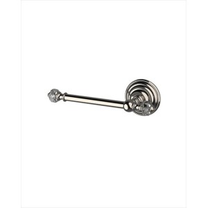 Gemstone Porte Rouleau Papier Hygienique L23xH7,6xD8,5 avec Finitions Nickel Poli DEVON&DEVON - 1