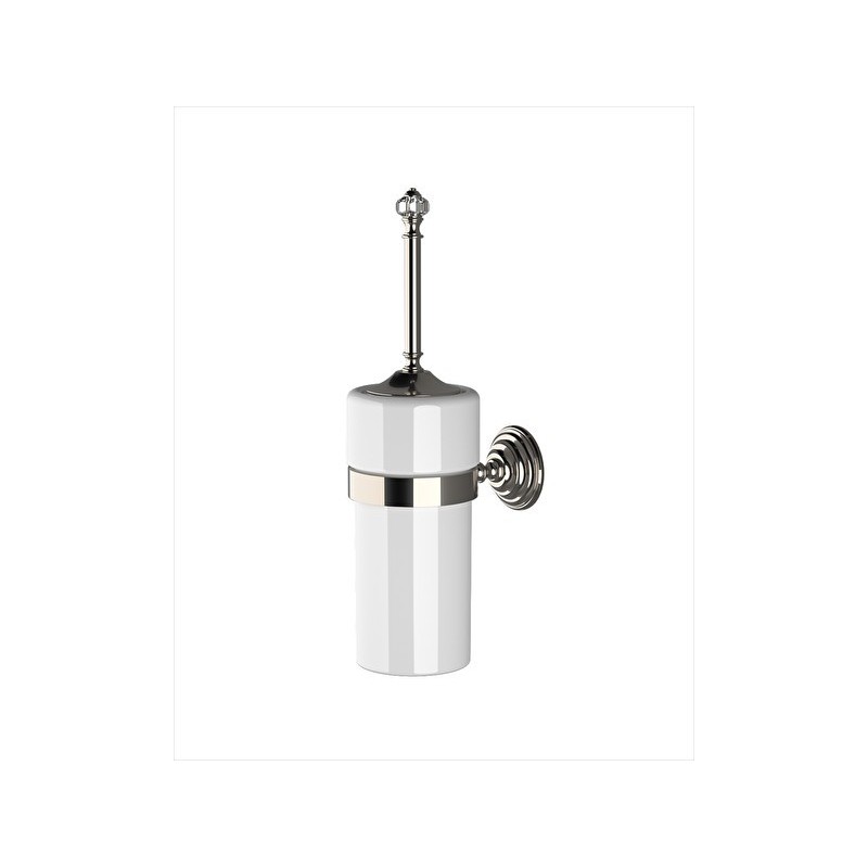 Gemstone Toilettenbürsrenhalter L11,5xH40,5xD17,3 mit Finitur Poliernickel DEVON&DEVON - 1