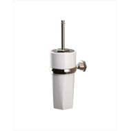 Jubilee Toilet brush holder L12xH40xD16,2 with Chrome finish DEVON&DEVON - 1